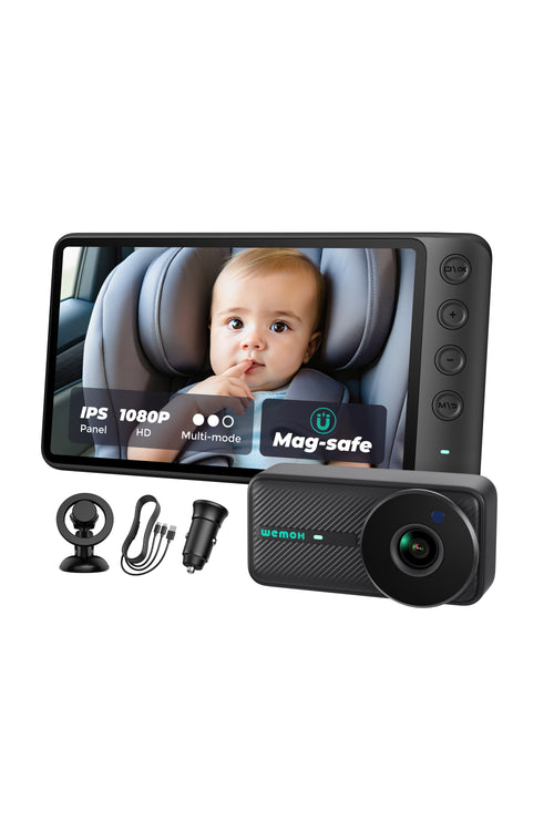 WEMOH Baby Car Monitor – 1080P HD Night Vision