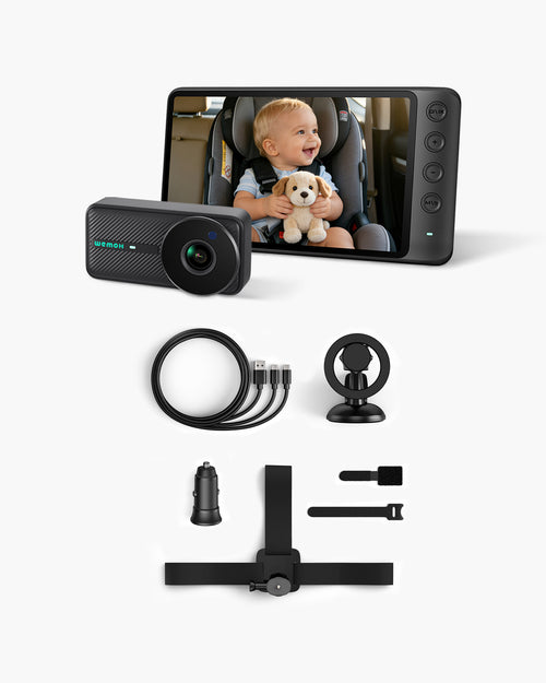 Babyphone voiture WEMOH – Vision nocturne HD 1080P