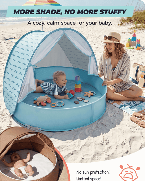WEMOH T1 Plus Pop Up Baby Beach Tent