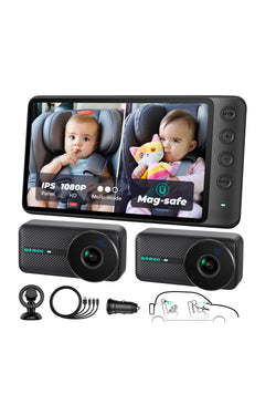 WEMOH Baby Car Monitor – 1080P HD Night Vision