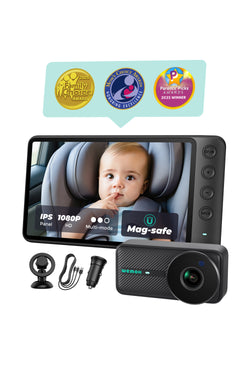 WEMOH Baby Car Monitor – 1080P HD Night Vision