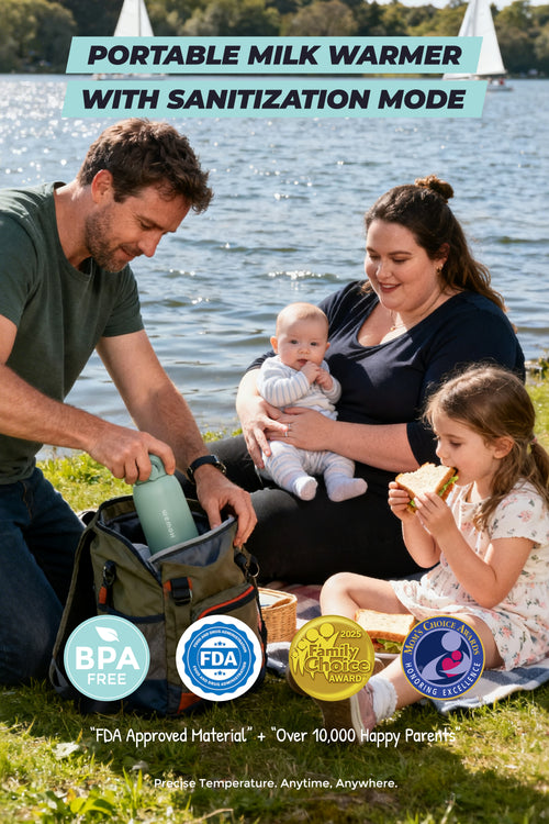 WEMOH Portable Bottle Warmer – Travel Breast Milk & Water Warmer
