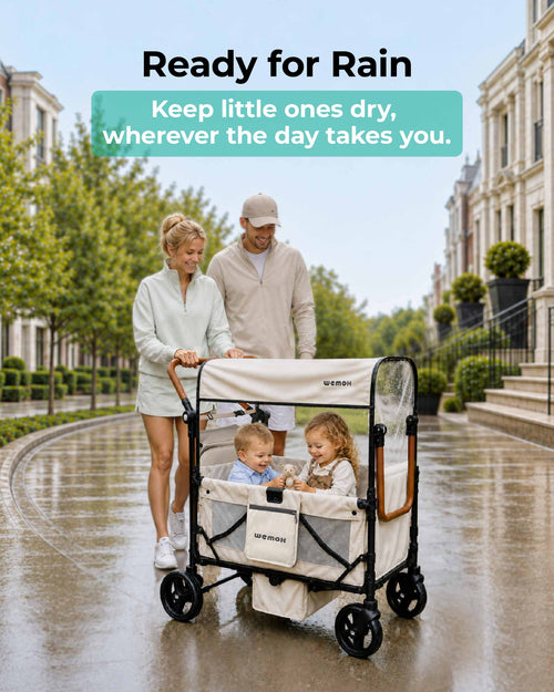 WEMOH W1 2-Seater Stroller Rain Cover