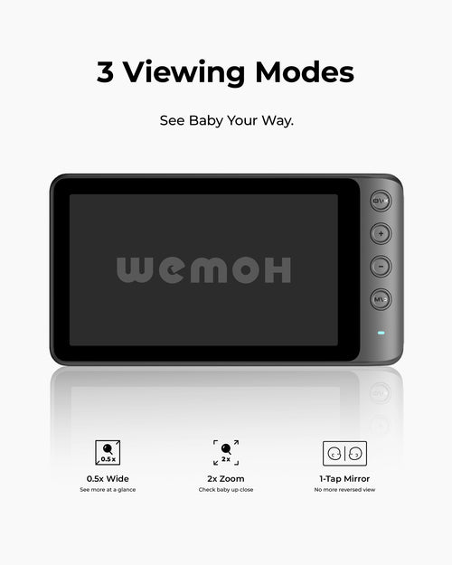 WEMOH C1 Single-Camera Baby Car Monitor