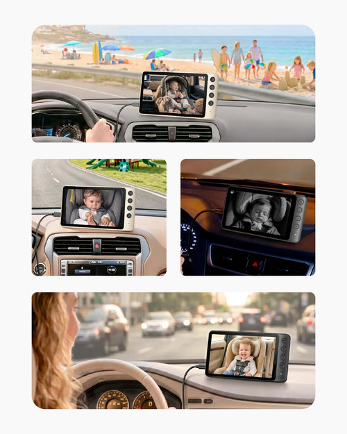 WEMOH C1 Single-Camera Baby Car Monitor