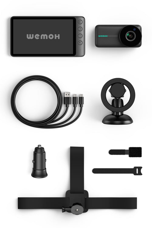 WEMOH Baby Car Monitor – 1080P HD Night Vision