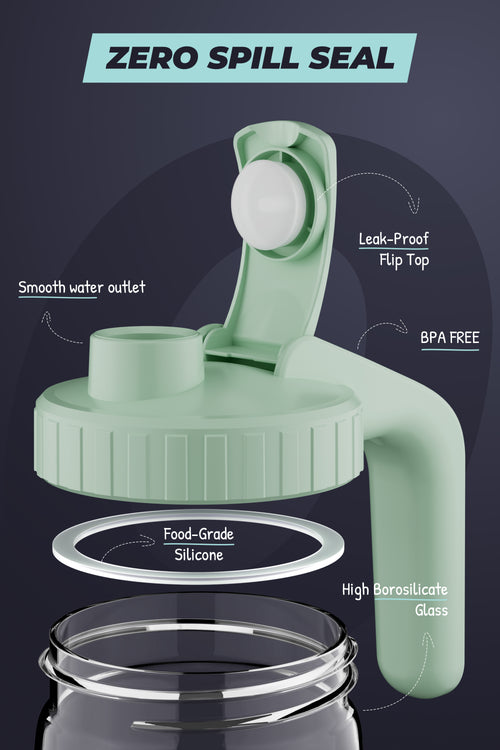 WEMOH Breast Milk Pitcher – 32oz Glass