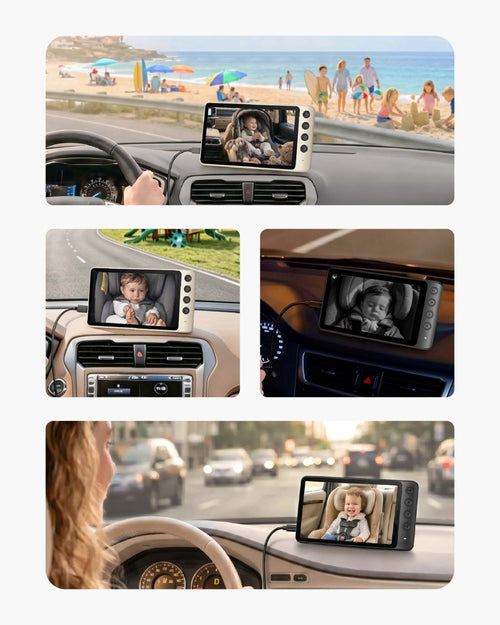 WEMOH C1 Single-Camera Baby Car Monitor - WEMOH