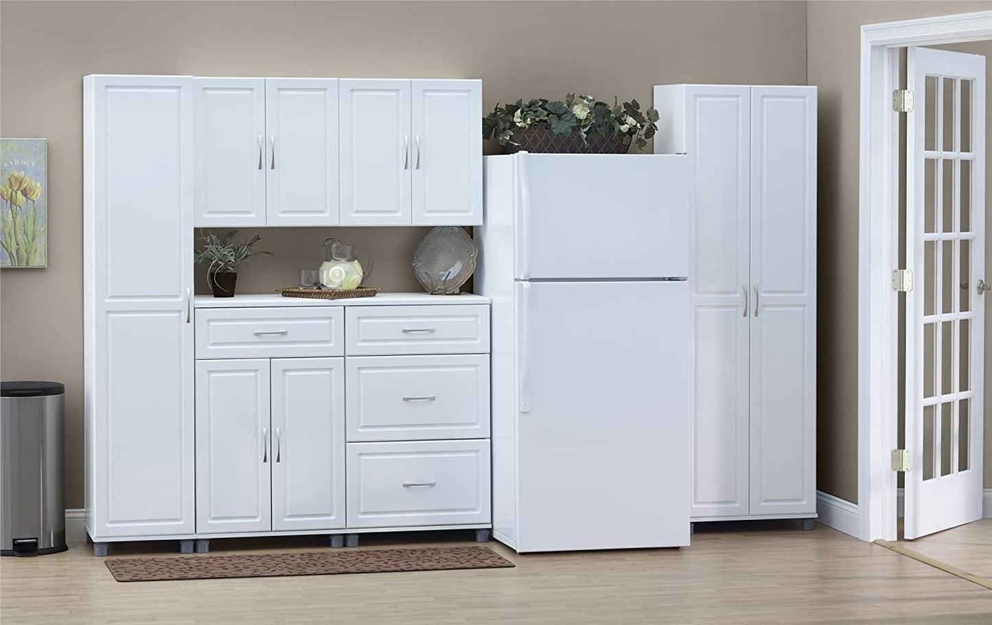 Wemoh  Kendall 54" Wall Cabinet - White